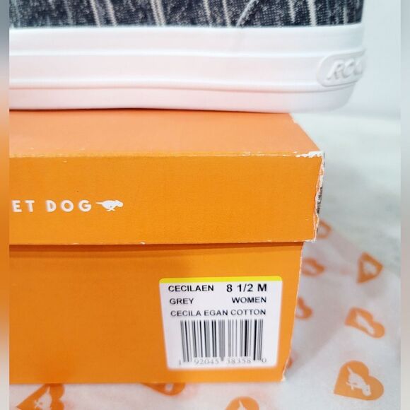 Rocket Dog Women's Grey Cecila Egan Cotton Lace-up Sneakers Size 8.5 NIB - Picture 10 of 14